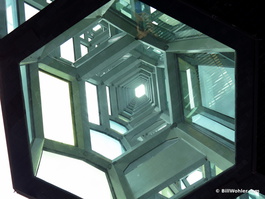 Looking up through the hexagons