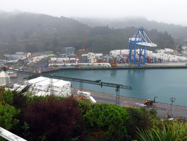 The port of Port Chalmers