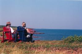 Hanging out on the cliffs of PEI
