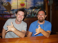 Bill & Ken in the Lahaina Yacht Club