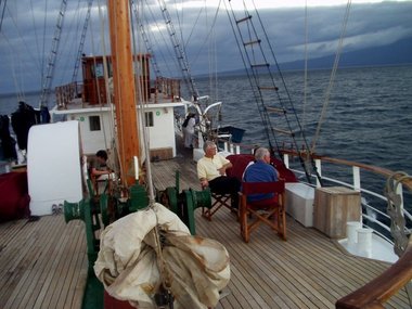The foredeck