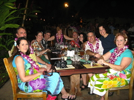 Our table at the luau