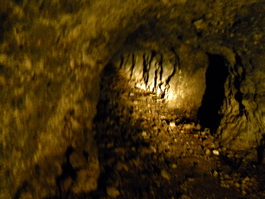 The Japanese hid in caves such as these during the war (Photo by Steve Bramlett)