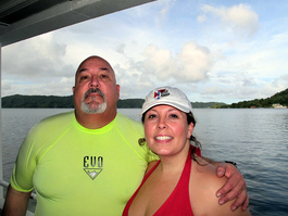 Steve (Chief Sweetie) from Mississippi and daughter Blair from Tennessee (Photo by John Schwind)