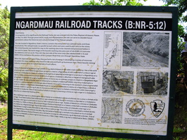 The description of the Ngardmau railroad