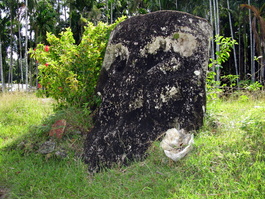 The largest stone face in Palau