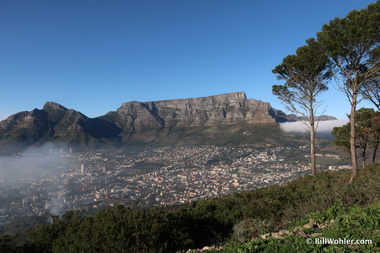 Table Mountain is a classic landmark above Cape Town