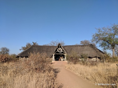The Kambaku reception building where our game drives began