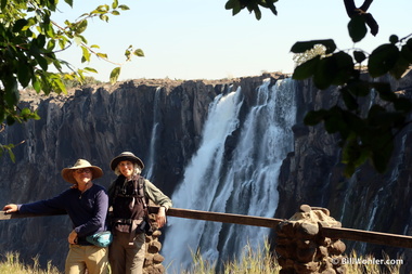 Dan, Lori, and I start the next day by retracing our steps on the Zambia side of the falls