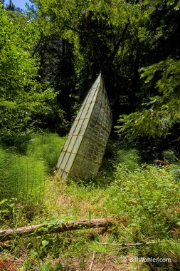 Vanishing Ship, 1989, John Roloff, Concrete, steel, glass, https://djerassi.org/sculptures/vanishing-ship/