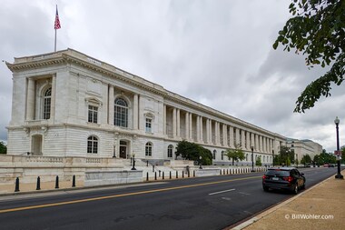 We were impressed by the Russell Senate Office Building, but only because it was the first building we saw today