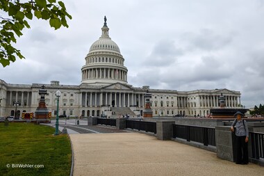 The east side of the US Capitol