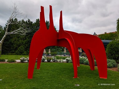 Cheval Rouge (Red Horse) by Alexander Calder, 1974