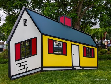 House I by Roy Lichtenstein,  modeled in 1996, fabricated in 1998