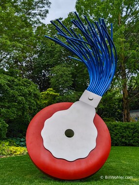 Typewriter Eraser, Scale X by Claes Oldenburg and Coosje van Bruggen, modeled in 1998 and fabricated in 1999