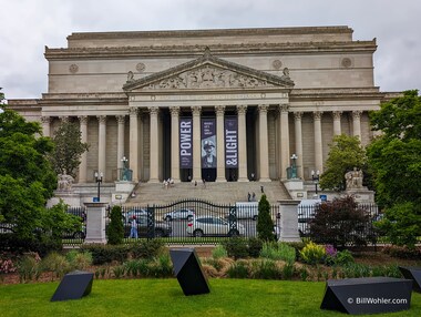 Wandering Rocks by Tony Smith in front of the National Archives, 1967