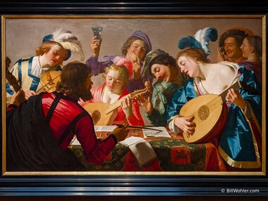 The Concert by Gerrit van Honthorst, 1623, makes the 17th century look like a lot of fun