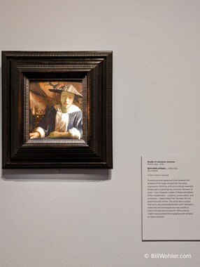 Girl with a Flute was more likely painted by a studio associate of Johannes Vermeer, 1669-1675