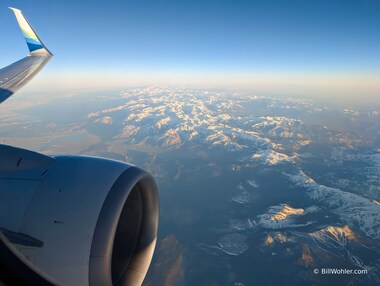 The Sierra Nevada comes into view