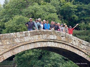 Atop the Beggar's Bridge (photo by Peter Koronka)