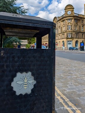 The worker bee is one of the best-known symbols of Manchester