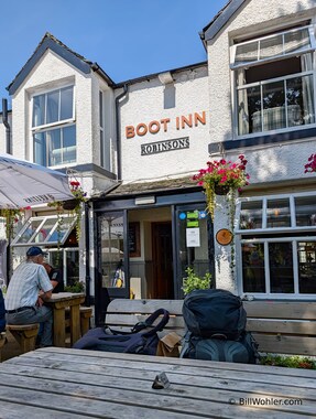 The Robinson's Boot Inn in Boot where we stopped for lunch