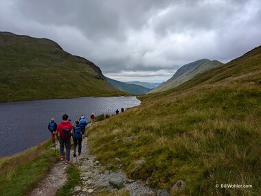 Over the pass and down to Grisedale Tarn