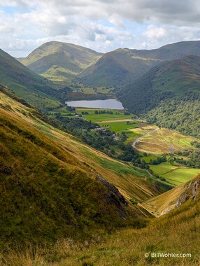 This valley was once part of the Ullswater lake to the north until it was filled with sediment