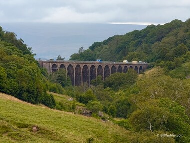 The Smardale Gill Viaduct that Tony wanted to hike over, but didn't due to construction