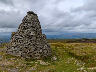 One of the Nine Standards and the valley below