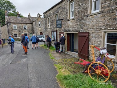 Loitering outside the Keld Resource Center where we learned about cow'uses or barns, which have been largely abandoned