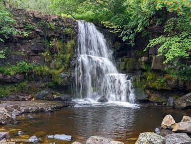 A waterfall on the East Gill