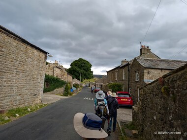 The path takes us through the small town of Healaugh