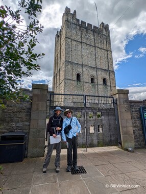 Outside the Richmond Castle