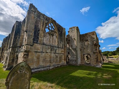 The back of the refectory