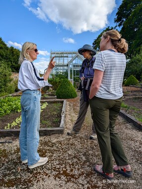 Karen Clarke of Easby Hall talks about her food garden with Lori and Sarah