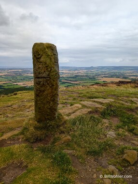 An old stone signpost