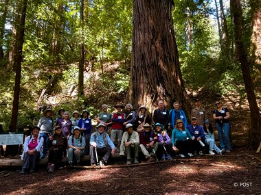 Our group on the POST hike to Jones Gulch (photo by POST)