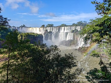 The Iguazu Falls from the lower trail