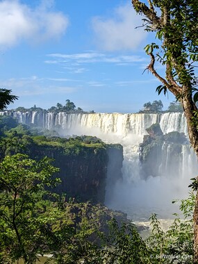 The Iguazu Falls from the lower trail
