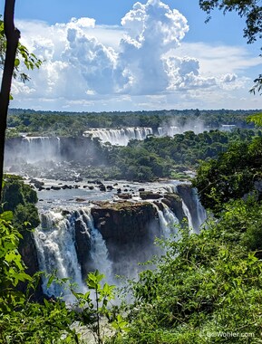 The Iguazu Falls are even more impressive from the Brazil side