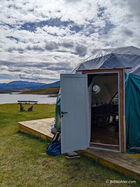 The yurt and its environs