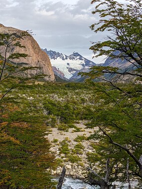 The first of many glaciers we'll see in this region