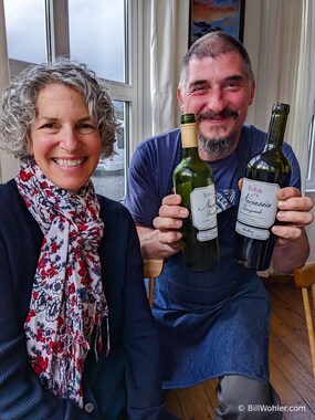 Lori and our host, Guillermo, offering excellent wines from the Mendoza region