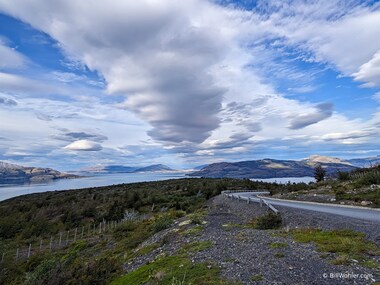 Endless skies above Lago el Toro