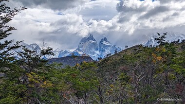 The Torres del Paine mountain range