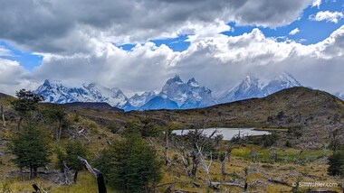 The Torres del Paine mountain range