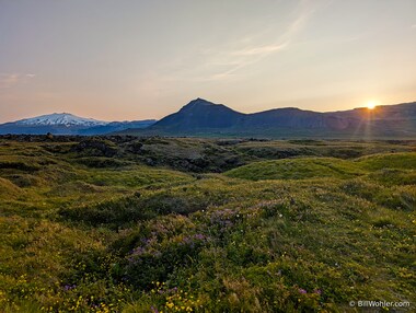 Sunset and the Sn&aelig;fellsj&ouml;kull