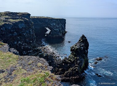 The coastline at the Sv&ouml;rtuloft lighthouse