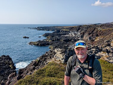 J&oacute;n and the rugged Icelandic coastline